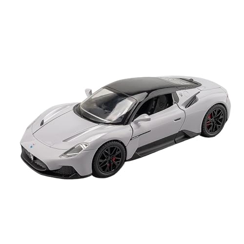 SYYANFEI Miniatur Motorfahrzeug-Modelle Maßstab 1:22 Für Maserati Supersportwagen-Simulationslegierung, Erwachsenensammlung Geschenk Für Teenager Spielzeugauto(White) von SYYANFEI