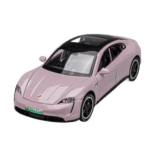 SYYANFEI Miniatur Motorfahrzeug-Modelle Maßstab 1:32 Für Porsche Tacyan Supercar Legierung Simulation Sammlung Von Kleinen Autos Auto Mann Teenager Junge Geschenke Spielzeugauto(Rosa) von SYYANFEI