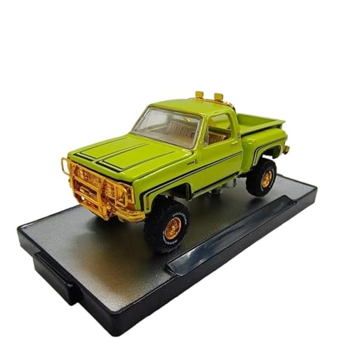 SYYANFEI Miniatur Motorfahrzeug-Modelle Maßstab 1:64 Für Chevy Pickup Statisches Metallfahrzeug Dekoration Geschenk Sammlung Display Spielzeugauto von SYYANFEI