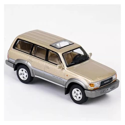 SYYANFEI Miniatur Motorfahrzeug-Modelle Maßstab 1:64 Für Toyota Landcruiser LC80 Metallfahrzeug-Dekorationsanzeige Geschenksammlung Spielzeugauto von SYYANFEI
