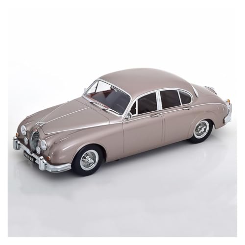 SYYANFEI Modellauto 1/18 Für Jaguar Daimler 250 V6 MKII 3.8 LHD Legierung Statische Klassische Automobil Druckguss Fahrzeug Geschenk Enthusiasten Spielzeugauto(Purple) von SYYANFEI