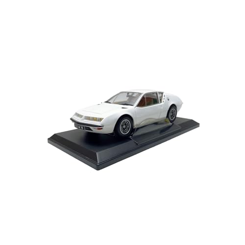 SYYANFEI Modellauto 1/18 Für Renault Alpine A310 1600vf Legierung Klassische Statische Druckguss Fahrzeug Spielzeug Desktop Dekoration Enthusiasten Spielzeugauto(White) von SYYANFEI