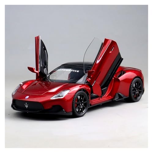 SYYANFEI Modellauto 1/24 Maserati MC20 Cabrio Druckguss Metall Rennwagen Fahrzeuge Modell Indoor Und Outdoor Spielauto Geschenk Enthusiasten Spielzeugauto(Rot) von SYYANFEI