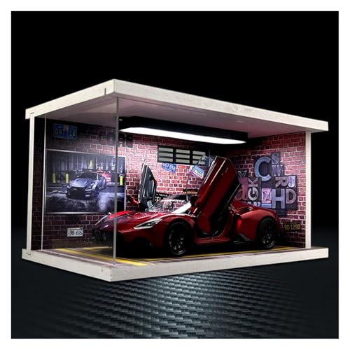 SYYANFEI Modellauto 1/24 Maserati MC20 Cabrio Mit Display Box Diecast Metall Spielzeug Fahrzeuge Auto Modell Geschenk Enthusiasten Spielzeugauto(Rot) von SYYANFEI