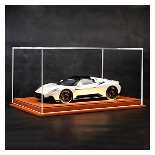 SYYANFEI Modellauto 1/24 Maserati MC20 Cabrio Supercar Legierung Modell Auto Statische Display Von Geschenke Enthusiasten Spielzeugauto(White) von SYYANFEI