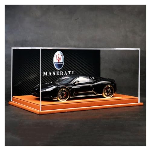 SYYANFEI Modellauto 1/24 Maserati MC20 Cabrio Supercar Sport Auto Legierung Modell Sammlung Hobby Dekoration Präsentieren Enthusiasten Spielzeugauto(Schwarz) von SYYANFEI