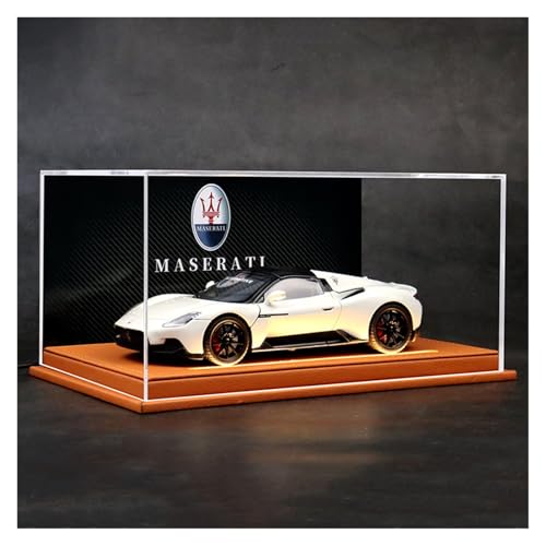 SYYANFEI Modellauto 1/24 Maserati MC20 Cabrio Supercar Sport Auto Legierung Modell Sammlung Hobby Dekoration Präsentieren Enthusiasten Spielzeugauto(White) von SYYANFEI