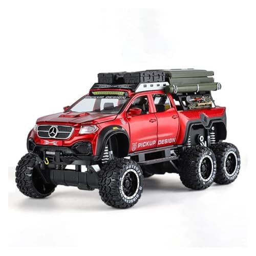 SYYANFEI Modellauto 1/28 Für X-Klasse Exy Alloy RV Metallmodellauto, Sanfte Beleuchtung, Soundeffekte, Spielsets Für Spaß! Enthusiasten Spielzeugauto(Rot) von SYYANFEI