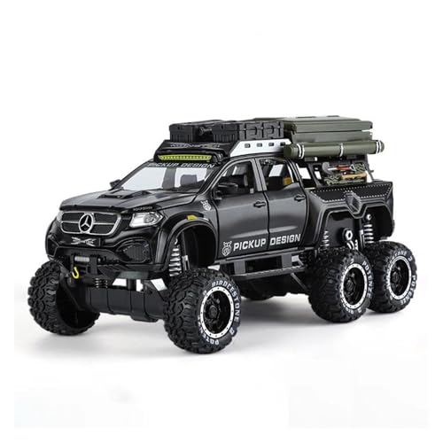 SYYANFEI Modellauto 1/28 Für X-Klasse Exy Alloy RV Metallmodellauto, Sanfte Beleuchtung, Soundeffekte, Spielsets Für Spaß! Enthusiasten Spielzeugauto(Schwarz) von SYYANFEI