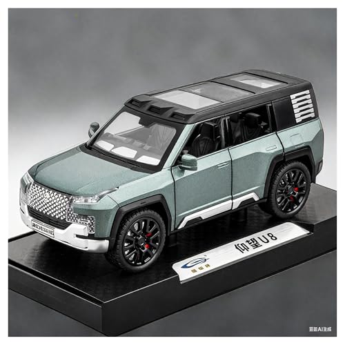 SYYANFEI Modellauto 1/32 Für BYD-Look Up U8 Legierung Modell Auto Hobby Spielzeug Statische Display Geschenk Enthusiasten Spielzeugauto(Grün) von SYYANFEI