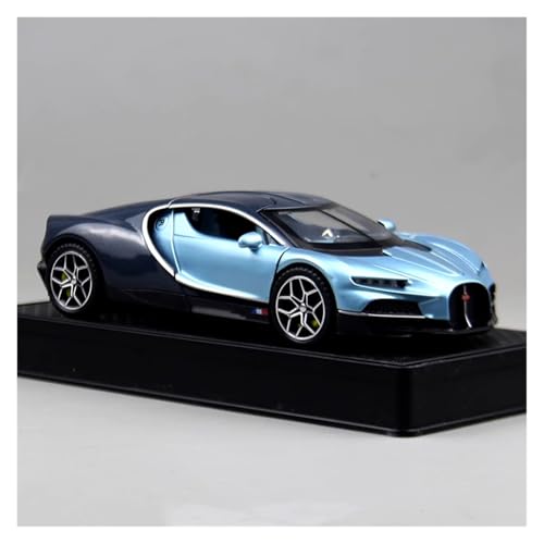 SYYANFEI Modellauto 1/32 Für Bugatti Tourbillon Legierung Rennwagen Modell Statische Ornament Geschenk Enthusiasten Spielzeugauto(Blau) von SYYANFEI