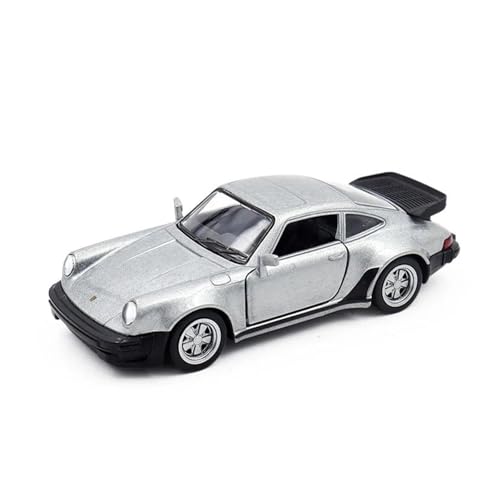 SYYANFEI Modellauto 1/36 Porsche 911 Turbo Legierung Druckguss Modell Auto Spielzeug RacePullback Spaß Für Abenteuer Spielzeit Enthusiasten Spielzeugauto(Gray) von SYYANFEI