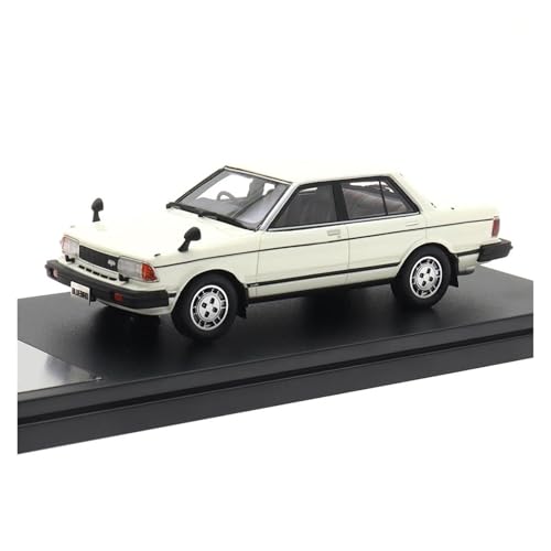 SYYANFEI Modellauto 1/43 Für Bluebird (1983) Klassische Miniaturfahrzeuge Aus Legierung Mit Display-Basis Statische Ornamentsammlung Enthusiasten Spielzeugauto(White) von SYYANFEI