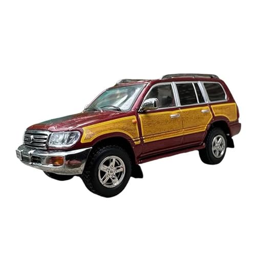 SYYANFEI Modellauto 1/64 Für Toyota LC100 Land Cruiser GR Legierung Modell Autos Diecast Fahrzeug Wohnkultur Gesammelt Hobby Spielzeug Enthusiasten Spielzeugauto(Rot) von SYYANFEI