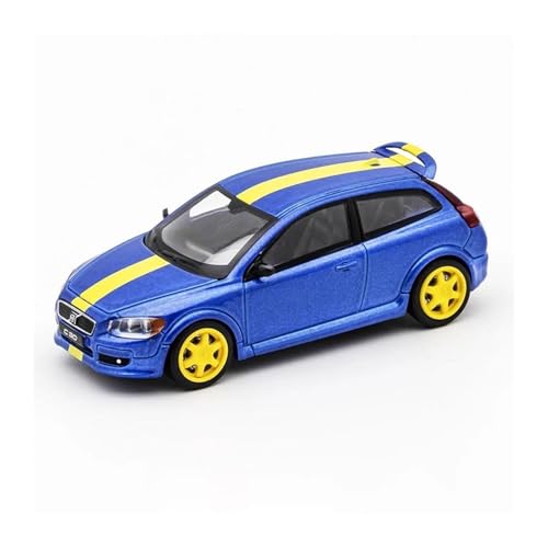 SYYANFEI Modellauto 1/64 für Volvo C30 AlloyClassic Miniaturfahrzeug Ideen Unbegrenzt Enthusiasten Spielzeugauto(Blue 1) von SYYANFEI
