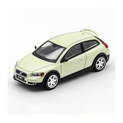 SYYANFEI Modellauto 1/64 für Volvo C30 AlloyClassic Miniaturfahrzeug Ideen Unbegrenzt Enthusiasten Spielzeugauto(Grün) von SYYANFEI