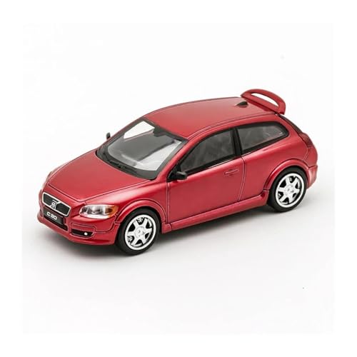 SYYANFEI Modellauto 1/64 für Volvo C30 AlloyClassic Miniaturfahrzeug Ideen Unbegrenzt Enthusiasten Spielzeugauto(Rot) von SYYANFEI