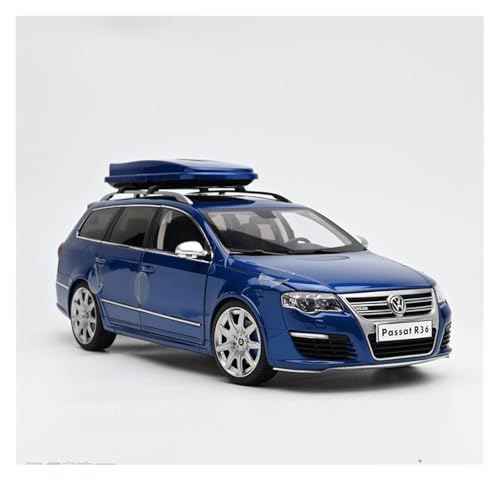 SYYANFEI Modellauto 1: 18 Für Volkswagen Passat R36 Travel Edition Legierung Vollständig Offenes Automodell Spielzeug Festival Geschenk Enthusiasten Spielzeugauto(Blau) von SYYANFEI