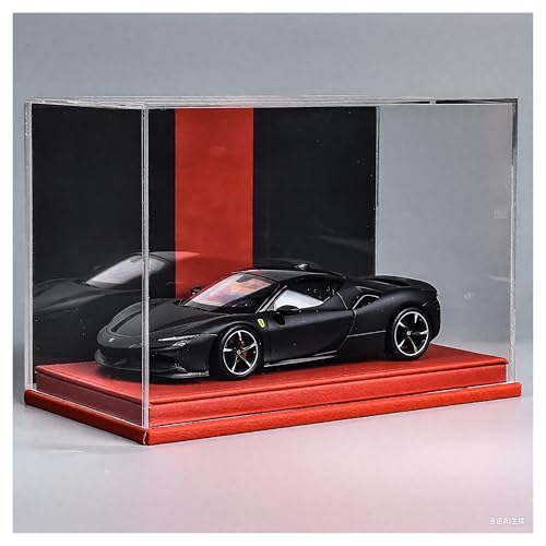 SYYANFEI Modellauto 1: 24 Für Miniatur Modell SF90 Legierung Supercar Spielzeug Junge Erwachsene Sammlung Display Enthusiasten Spielzeugauto(Black-A) von SYYANFEI