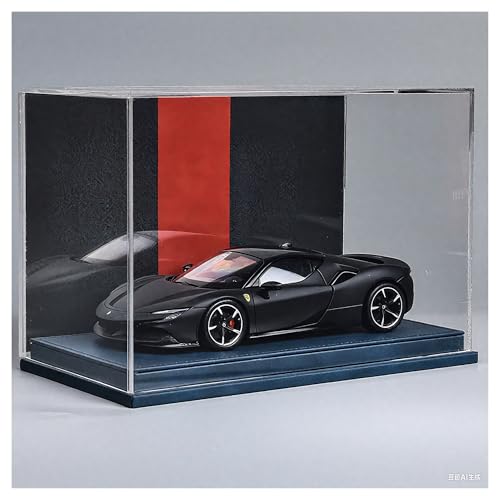 SYYANFEI Modellauto 1: 24 Für Miniatur Modell SF90 Legierung Supercar Spielzeug Junge Erwachsene Sammlung Display Enthusiasten Spielzeugauto(Black-B) von SYYANFEI
