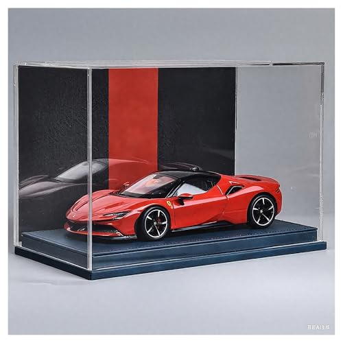 SYYANFEI Modellauto 1: 24 Für Miniatur Modell SF90 Legierung Supercar Spielzeug Junge Erwachsene Sammlung Display Enthusiasten Spielzeugauto(Red-B) von SYYANFEI