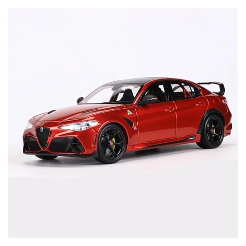 SYYANFEI Modellauto 1:18 Für Alfa Romeo Giulia GTAm Alle Türen Öffnen Legierung Modell Auto Spielzeug Hobby Fahrzeuge Sammlung Ornamente Display Enthusiasten Spielzeugauto(Red 1) von SYYANFEI