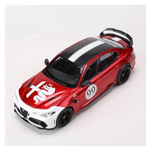 SYYANFEI Modellauto 1:18 Für Alfa Romeo Giulia GTAm Alle Türen Öffnen Legierung Modell Auto Spielzeug Hobby Fahrzeuge Sammlung Ornamente Display Enthusiasten Spielzeugauto(Red 2) von SYYANFEI