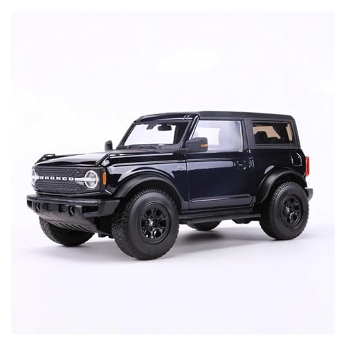 SYYANFEI Modellauto 1:18 Für Ford 2021 Bronco Wildtrak Legierung Autos Spielzeug Auto Modell Mit Basis Hobby Spielzeug Enthusiasten Sammler Geschenke Enthusiasten Spielzeugauto(Schwarz) von SYYANFEI