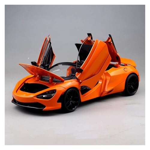 SYYANFEI Modellauto 1:18 Für McLaren 720S Legierung Modell Auto Spielzeug Sport Auto Jungen Fahrzeug Geschenk Enthusiasten Spielzeugauto(Orange) von SYYANFEI