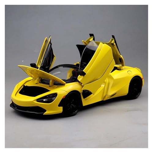 SYYANFEI Modellauto 1:18 Für McLaren 720S Legierung Modell Auto Spielzeug Sport Auto Jungen Fahrzeug Geschenk Enthusiasten Spielzeugauto(Yellow) von SYYANFEI