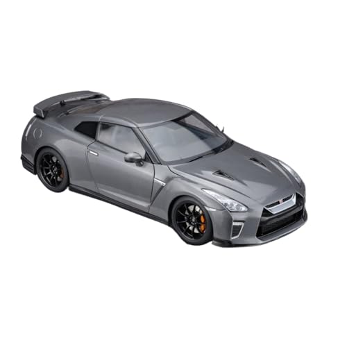 SYYANFEI Modellauto 1:18 Für Nissan GTR R35Track Edition NISMO 2020 Legierung Diecast Modell Auto Hobby Dekorative Geschenk Enthusiasten Spielzeugauto(Gray) von SYYANFEI