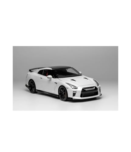 SYYANFEI Modellauto 1:18 Für Nissan GTR R35Track Edition NISMO 2020 Legierung Diecast Modell Auto Hobby Dekorative Geschenk Enthusiasten Spielzeugauto(White) von SYYANFEI