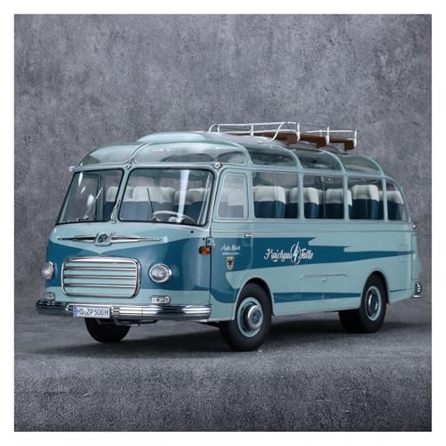 SYYANFEI Modellauto 1:18 Für Setra S6 Kraichgaufalke Druckguss Metall Modell Spielzeug Van LKW Statische Display Geschenk Enthusiasten Spielzeugauto von SYYANFEI