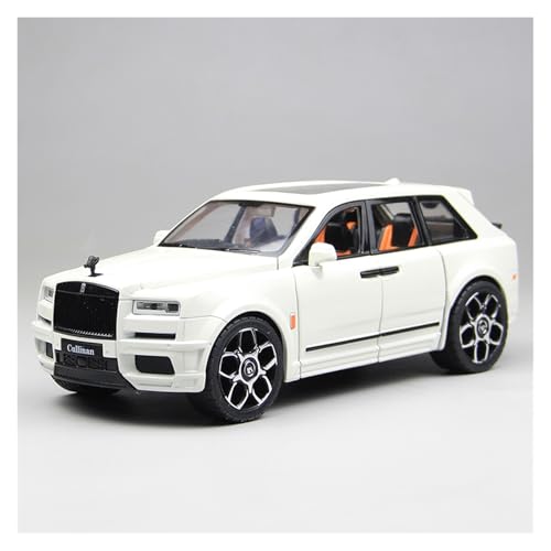SYYANFEI Modellauto 1:20 Für Rolls-Royce Cullinan Legierung Spielzeugauto Sammlung Ornamente Für Jungen Enthusiasten Traumgeschenk Enthusiasten Spielzeugauto(White) von SYYANFEI
