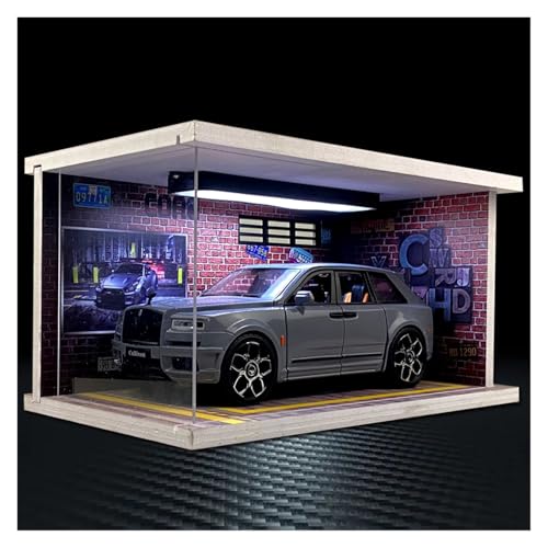 SYYANFEI Modellauto 1:20 Für Rolls-Royce Cullinan Mit Display Box Druckguss Auto Statische Sammler Dekorative Geschenk Enthusiasten Spielzeugauto(Gray) von SYYANFEI