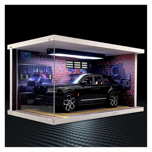 SYYANFEI Modellauto 1:20 Für Rolls-Royce Cullinan Mit Display Box Druckguss Auto Statische Sammler Dekorative Geschenk Enthusiasten Spielzeugauto(Schwarz) von SYYANFEI