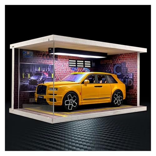 SYYANFEI Modellauto 1:20 Für Rolls-Royce Cullinan Mit Display Box Druckguss Auto Statische Sammler Dekorative Geschenk Enthusiasten Spielzeugauto(Yellow) von SYYANFEI