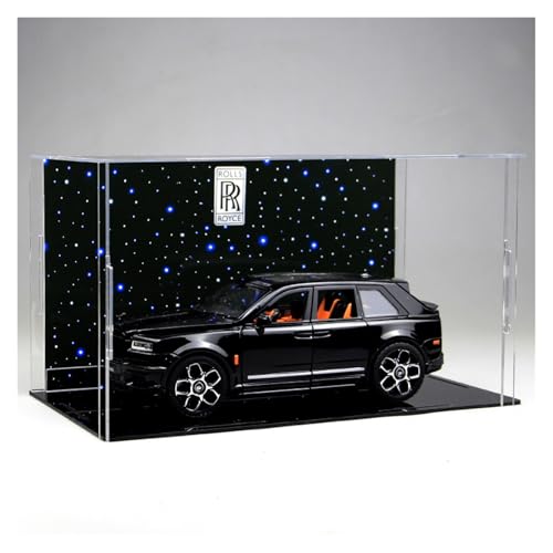 SYYANFEI Modellauto 1:20 Für Rolls-Royce Cullinan Mit Display Box Legierung Auto Modell Spielzeug Sammlung Ornamente Geschenk Enthusiasten Spielzeugauto(Schwarz) von SYYANFEI
