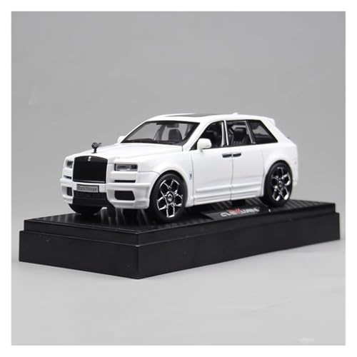SYYANFEI Modellauto 1:20 Rolls-Royce Cullinan Legierung Automodell Spielzeug Sammlung Ornamente Für Jungen Enthusiasten Traumgeschenk Enthusiasten Spielzeugauto(White) von SYYANFEI