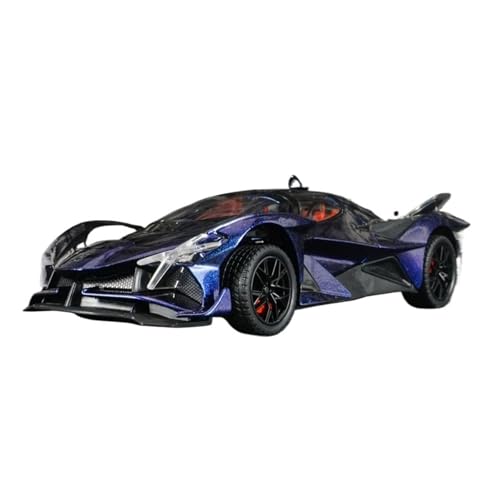 SYYANFEI Modellauto 1:24 Für Apollo Evo Racing Legierung Modell Auto Simulation Sound Und Licht Zurück Zu Die Player Spiel Enthusiasten Spielzeugauto(Purple) von SYYANFEI