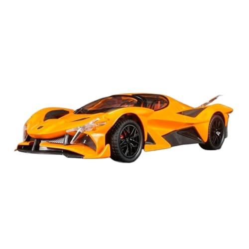 SYYANFEI Modellauto 1:24 Für Apollo Evo Racing Legierung Modell Auto Simulation Sound Und Licht Zurück Zu Die Player Spiel Enthusiasten Spielzeugauto(Yellow) von SYYANFEI