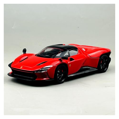 SYYANFEI Modellauto 1:24 Für Ferrari SP3 Druckgussautos Metallfahrzeuge Geschenk Für Enthusiasten Lieblingsspielzeug Enthusiasten Spielzeugauto(Rot) von SYYANFEI