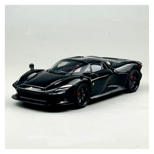 SYYANFEI Modellauto 1:24 Für Ferrari SP3 Druckgussautos Metallfahrzeuge Geschenk Für Enthusiasten Lieblingsspielzeug Enthusiasten Spielzeugauto(Schwarz) von SYYANFEI