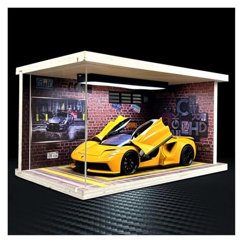 SYYANFEI Modellauto 1:24 Für Lotus EVIJA Mit Display Box Supercar Legierung Autos Spielzeug Auto Modell Geschenk Enthusiasten Spielzeugauto(Yellow) von SYYANFEI