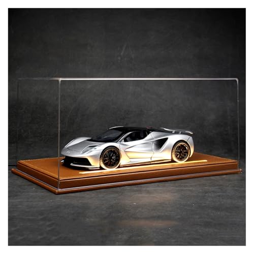 SYYANFEI Modellauto 1:24 Für Lotus EVIJA Mit Display Box Supercar Legierung Metall Diecast Modell Auto Geschenk Enthusiasten Spielzeugauto(Gray) von SYYANFEI