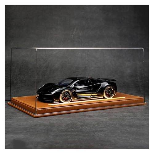 SYYANFEI Modellauto 1:24 Für Lotus EVIJA Mit Display Box Supercar Legierung Metall Diecast Modell Auto Geschenk Enthusiasten Spielzeugauto(Schwarz) von SYYANFEI