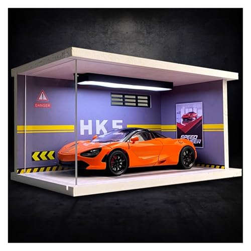 SYYANFEI Modellauto 1:24 Für McLaren 720SMit Display Box Druckguss Metall Auto Spielzeug Sammlung Modell Enthusiasten Geschenk Enthusiasten Spielzeugauto(Orange) von SYYANFEI