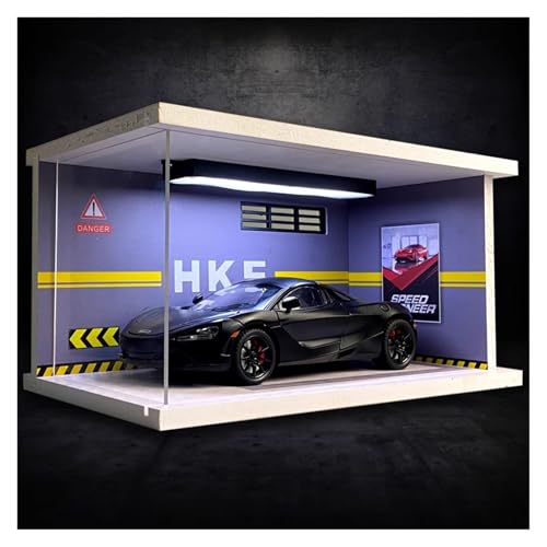 SYYANFEI Modellauto 1:24 Für McLaren 720SMit Display Box Druckguss Metall Auto Spielzeug Sammlung Modell Enthusiasten Geschenk Enthusiasten Spielzeugauto(Schwarz) von SYYANFEI