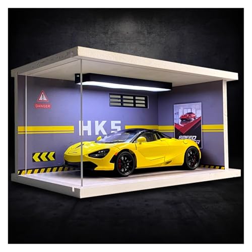 SYYANFEI Modellauto 1:24 Für McLaren 720SMit Display Box Druckguss Metall Auto Spielzeug Sammlung Modell Enthusiasten Geschenk Enthusiasten Spielzeugauto(Yellow) von SYYANFEI