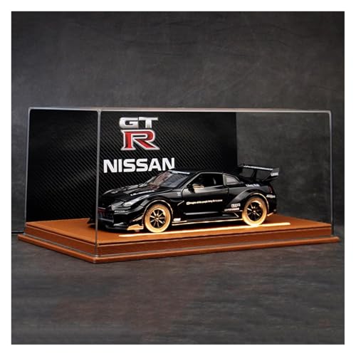SYYANFEI Modellauto 1:24 Für Nissan Mit Display Box Legierung Sport Auto Druckguss Auto Sammlung Display Geschenk Enthusiasten Spielzeugauto(Black-A) von SYYANFEI